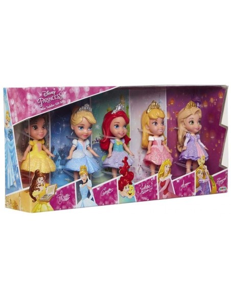 Princesa Disney Pack con 5 Mini Muñecas