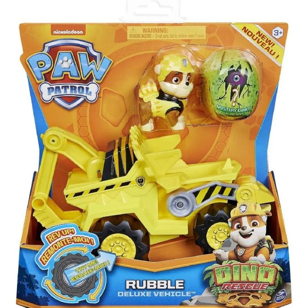 Vehículo Deluxe Rubble Paw Patrol Dino Rescue