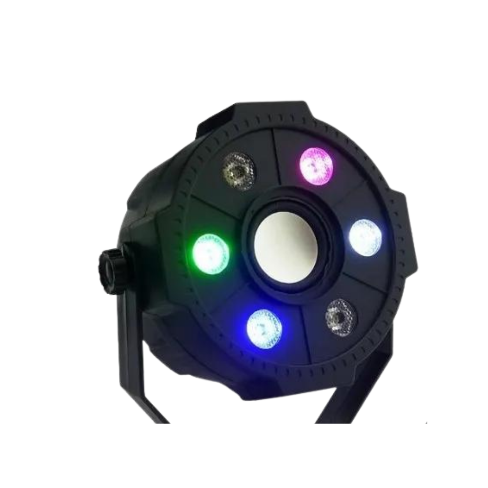 Luz de Disco 6 Led RGB con Parlante Bluetooth