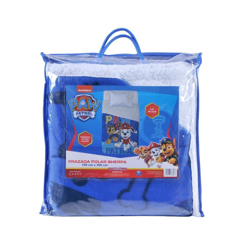 Frazada Sherpa Paw Patrol
