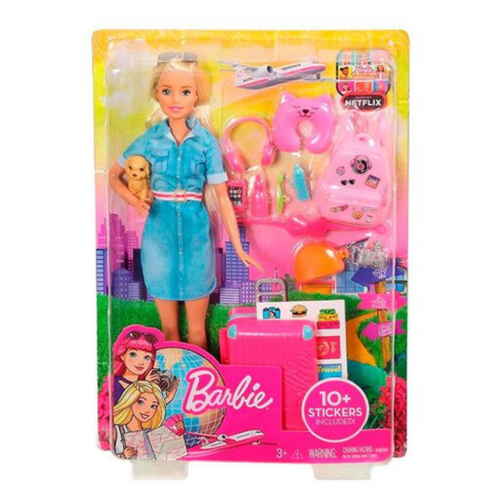 Muñeca Barbie Explora y Descubre Viajera