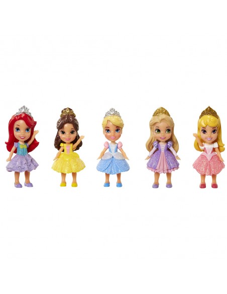 Princesa Disney Pack con 5 Mini Muñecas