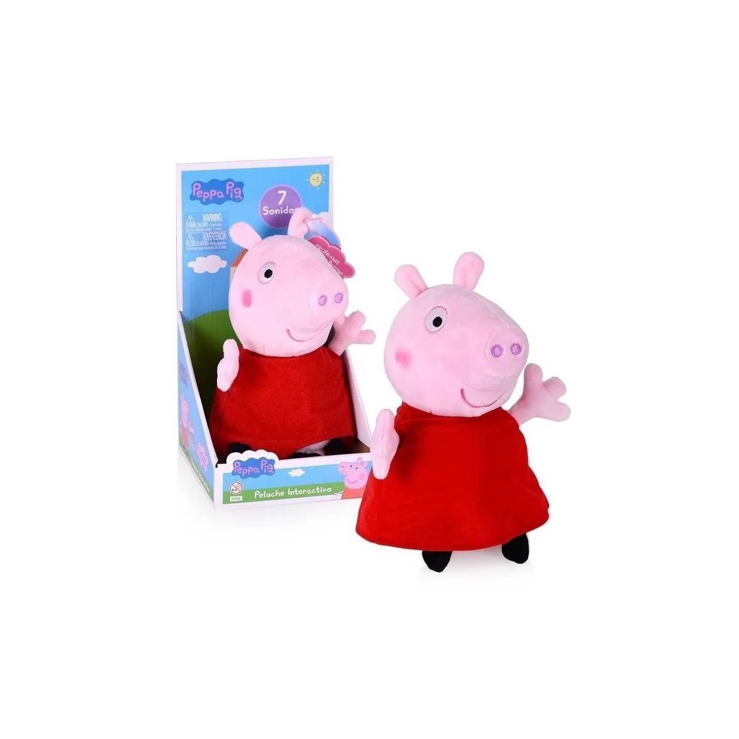 Peppa pig clearance peluche interactivo
